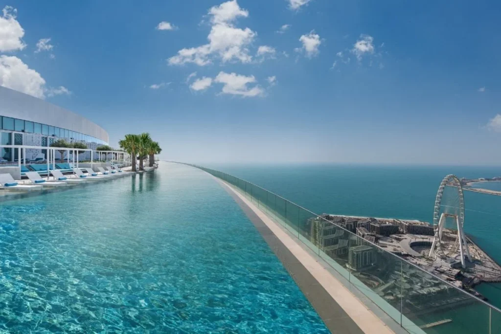 The Highest infinity pool in the world - Address Beach Resort