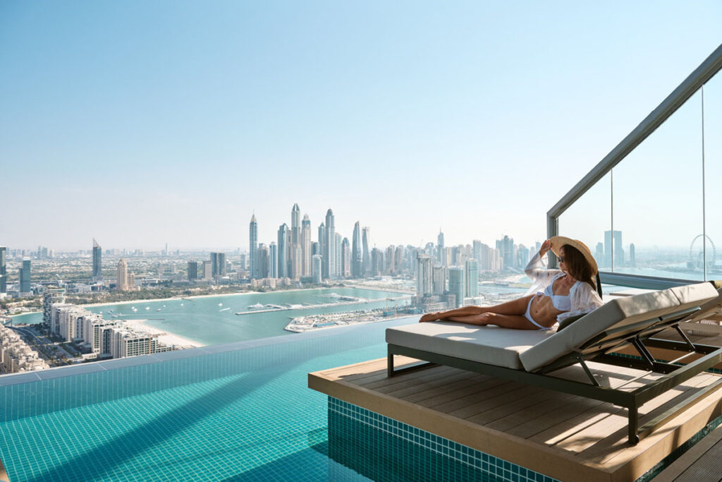 AURA Infinity pool in Dubai