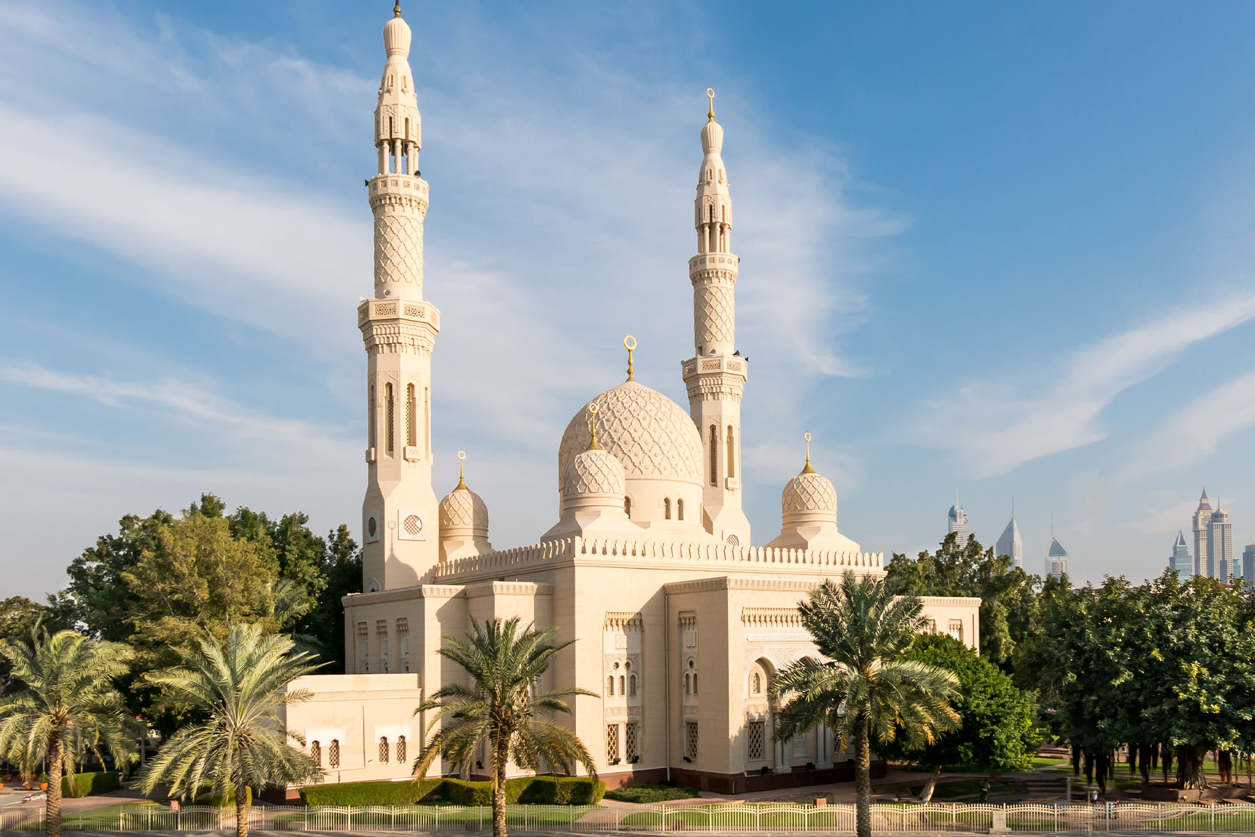 The Jumeirah mosque in Dubai