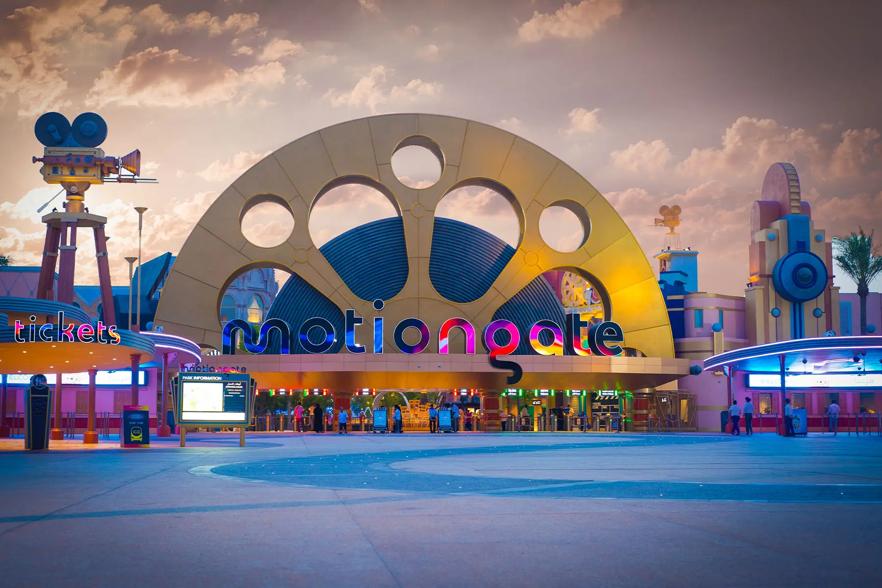 Motiongate amusement park Dubai