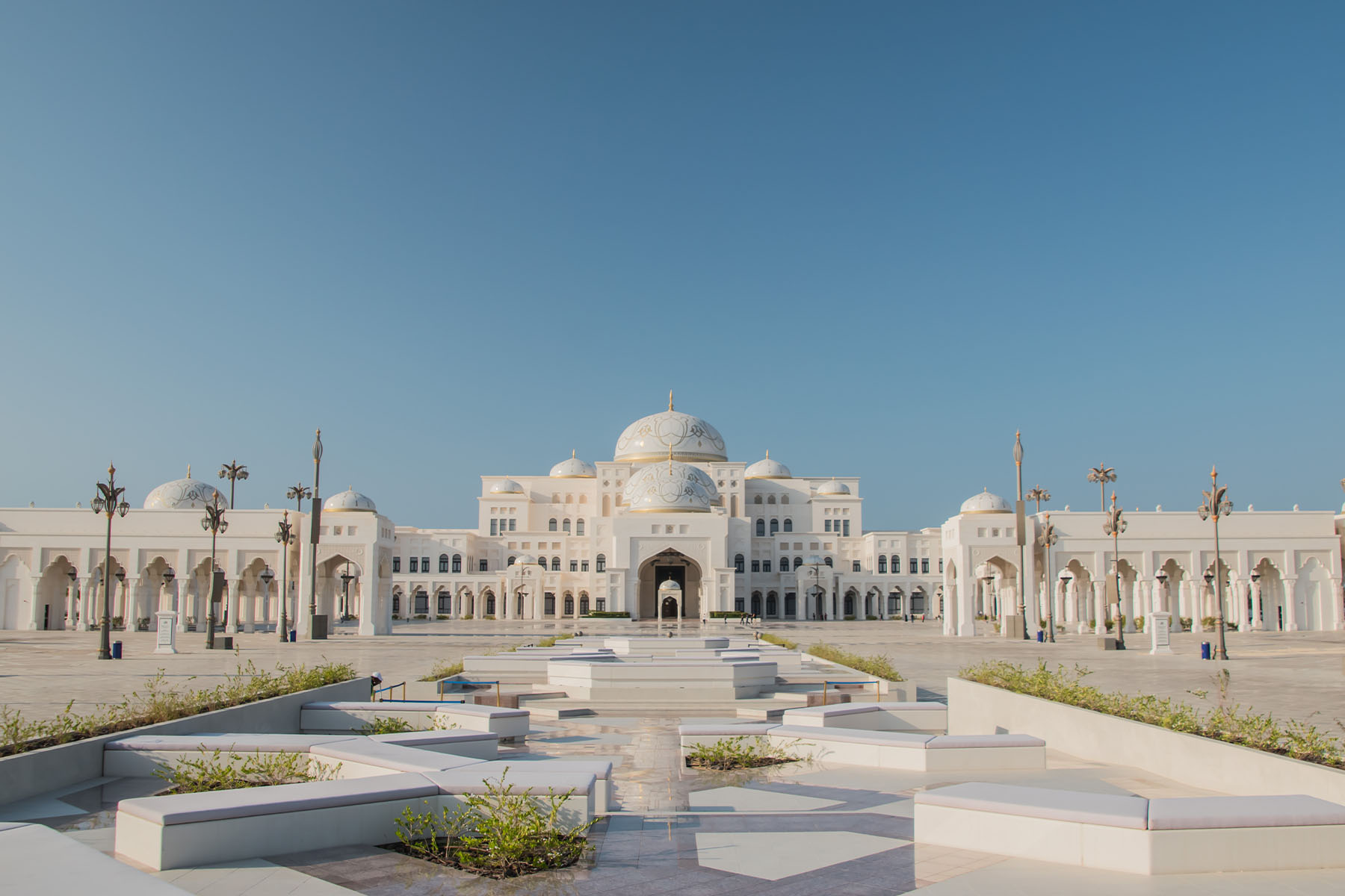 The Qasr Al Watan presidential palace in Abu Dhabi