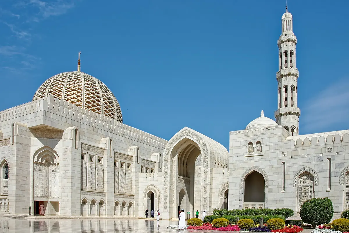 Sultan qaboos grand mosque in Oman